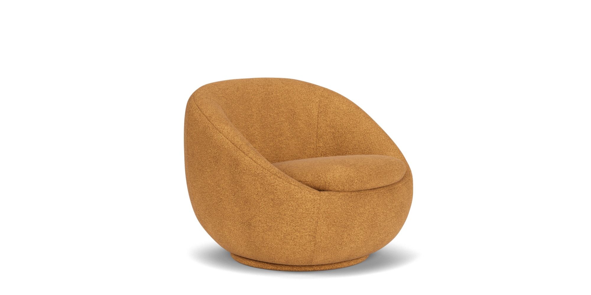 Mustard store swivel chair