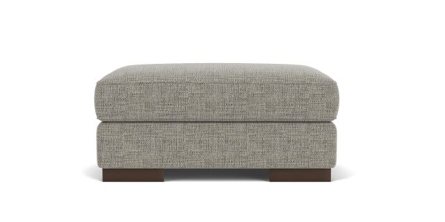 Sutton ottoman in birch