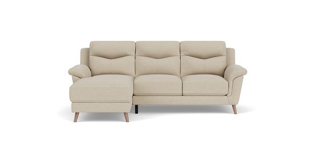 Victoria 2 seat + left facing chaise in fabric