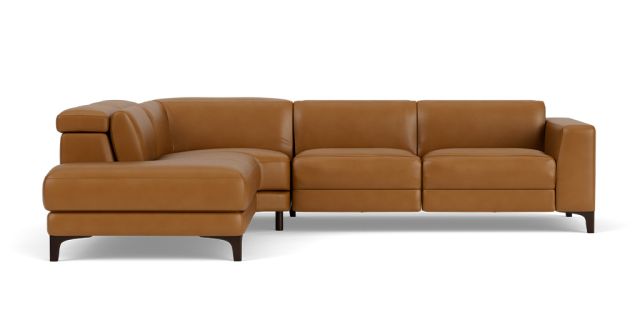 Cameo 2.5 seat corner modular with electric recliner + left facing terminal