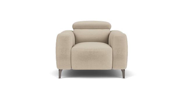 Fenix armchair with adjustable headrest