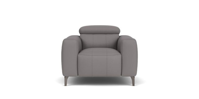 Fox armchair with adjustable headrest