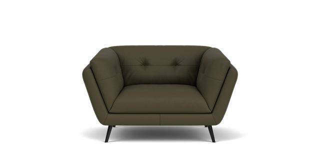Indigo retro-look sofa - Plush