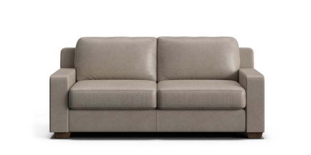 Munich 2.5 seat sofabed in cuba leather stone wash