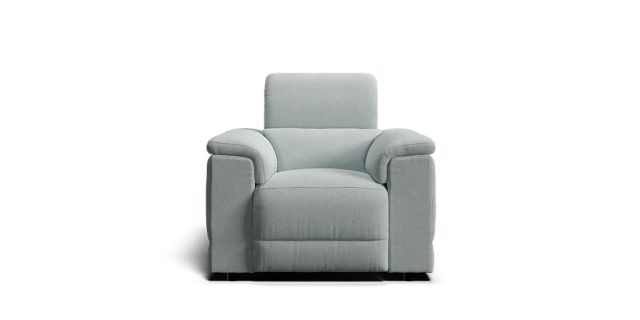 Saratoga electric recliner with electric telescopic headrest