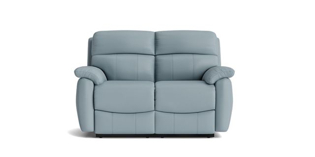 Stratford leather 2 seat dual manual recliner
