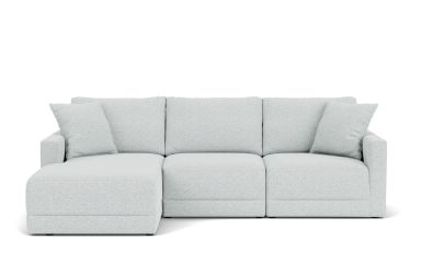 Claude 3 seat & left facing chaise | Plush