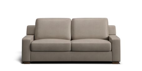Munich 2.5 seat sofa bed in cuba leather stone wash