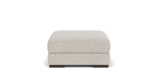 Huntley ottoman in dove