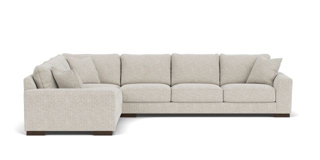 Huntley left facing corner modular in dove