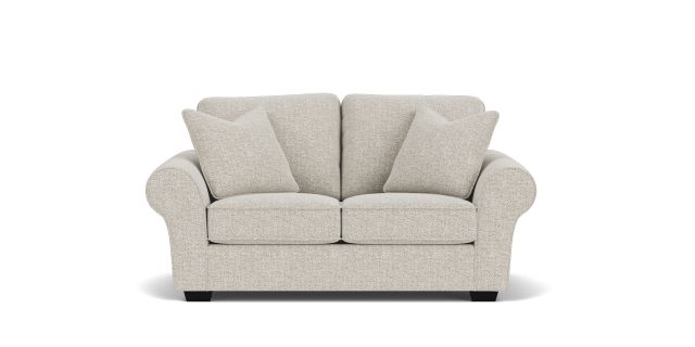 Adeline 2 seat in Reid Fabric Dove | Plush