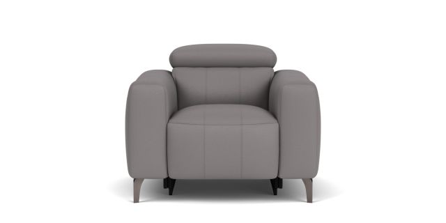 Fox electric recliner (Rechargeable Battery) with adjustable headrest | Plush