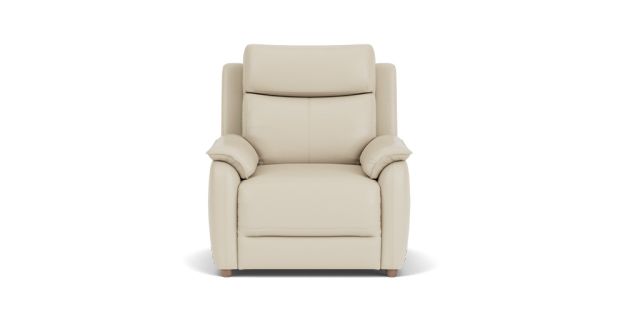 Oliver electric recliner with electric headrest | Plush