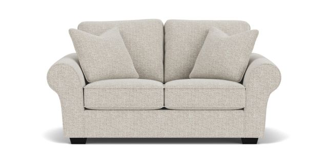 Adeline 2 seat in Reid Fabric Dove | Plush