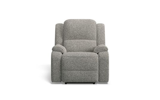 Palazzo electric recliner in summer fabric pale moss | Plush