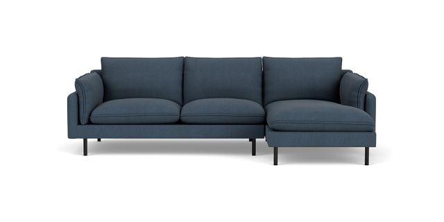 Adelphi fabric 2.5 seat + right facing chaise