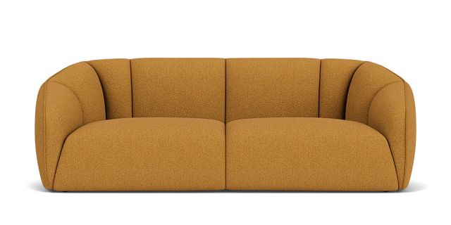 Alder 3.5 sofa in Tarim Mustard Fabric