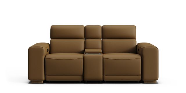 Bodhi 2 seat dual zero-gravity electric recliners with electric telescopic headrests & console