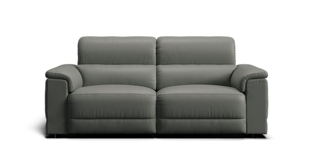 Cupertino 3 seat dual electric recliners with electric telescopic headrests