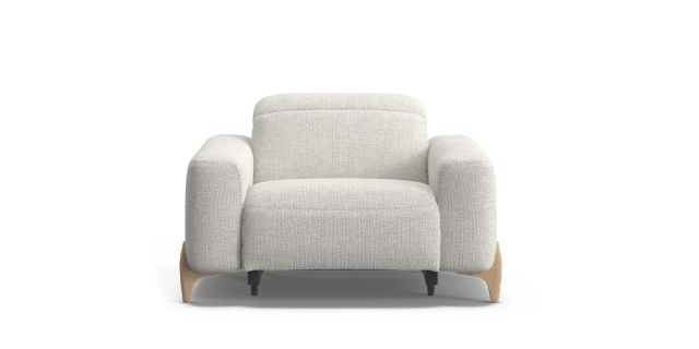 Oakden electric recliner with electric headrest | Plush