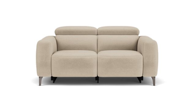 Fenix 2 seat dual electric recliners with adjustable headrests