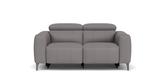 Fox 2 Seat Dual Electric Recliners (Rechargable Battery) with Adjustable Headrests