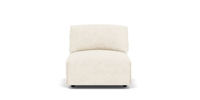 Jarvis 1.25 seat armless chair | Plush