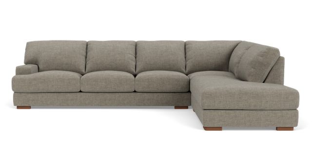 Melbourne 6 seat corner modular with right facing terminal