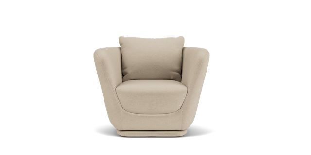 Minto swivel armchair | Plush