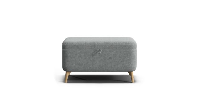 Mirow storage ottoman | Plush