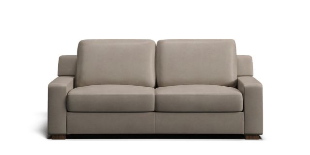 Munich 2.5 seat sofabed in cuba leather stone wash