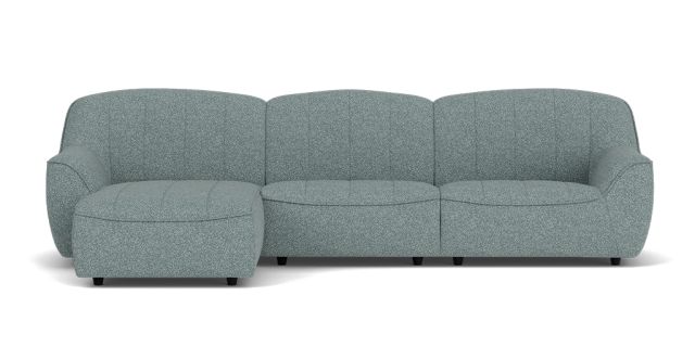 Hana 3 seat & left facing chaise | Plush