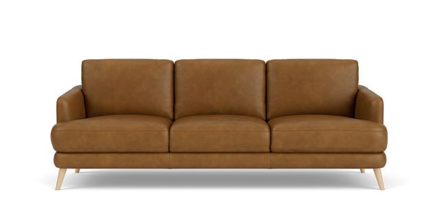 Zane 3 seat with oak leg